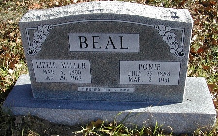 Ponie and Lizzie Miller Beal