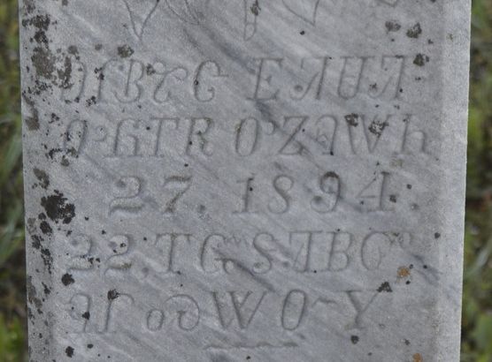 unknown gravestone data