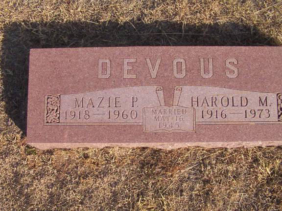 Harold Mazie Devous
