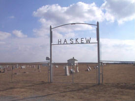 Haskey Cemetery, Woodward Co., OK Main entrance