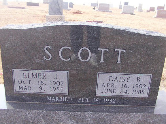 Elmer J Daisy B Scott
